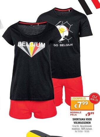 Trafic Shortama Voor Volwassenen aanbieding