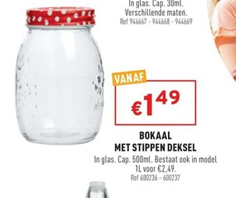Bokaal Met Stippen Deksel