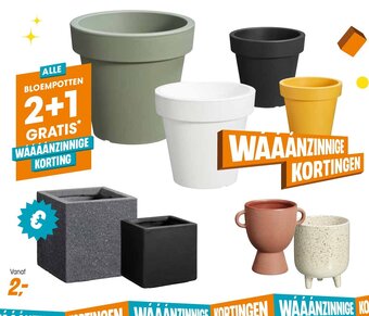 Kwantum Bloempotten aanbieding