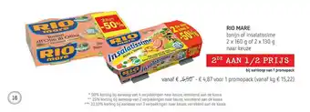 Spar Rio Mare Tonijn Of Insalatissime aanbieding