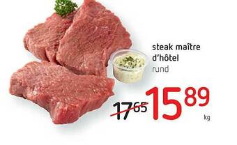 Steak Maitre D'hotel Rund