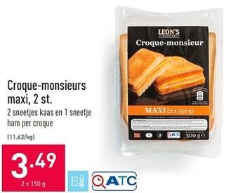 ALDI Croque-monsieurs maxi aanbieding