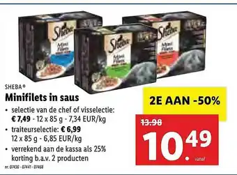 Sheba Minifilets In Saus