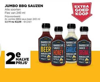 Jumbo Jumbo BBQ Sauzen aanbieding