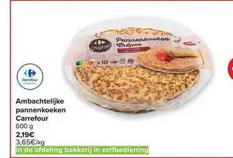 Carrefour Ambachtelijke Pannenkoeken Carrefour 600g aanbieding