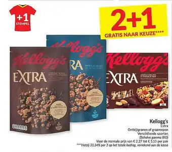 Intermarché Kellogg's Extra Ontbijtgranen Of Graanrepen aanbieding