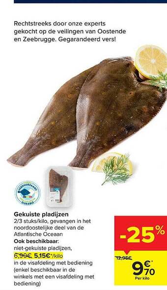 Carrefour Gekuiste Pladijzen aanbieding