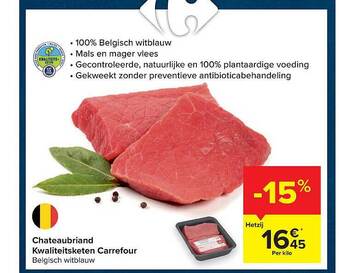 Carrefour Chateaubriand Kwaliteitsketen Carrefour aanbieding