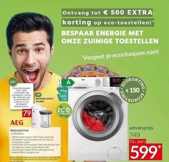Selexion Aeg Wasmachine aanbieding