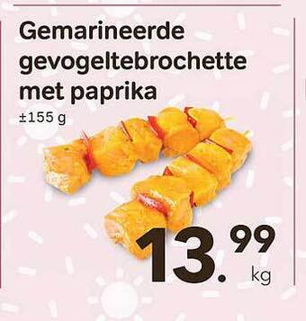 Bon Ap Gemarineerde Gevogeltebrochette Met Paprika aanbieding