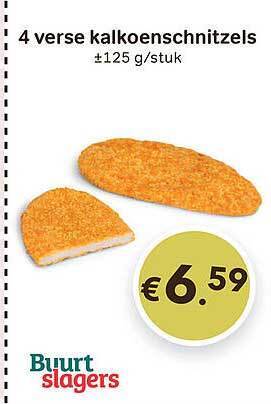 Bon Ap 4 Verse Kalkoenschnitzels aanbieding