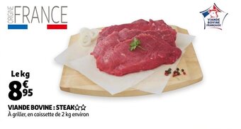 Auchan Viande Bovine : Steak aanbieding