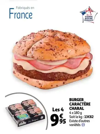 Auchan Burger Caractère Charal aanbieding