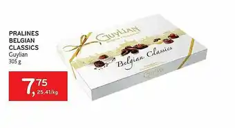 Alvo Pralines Belgian Classics Guylian 305g aanbieding
