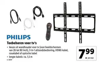 Lidl Philips Toebehoeren Voor Tv's aanbieding