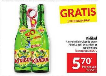 Kidibul Alcoholvrije Bruisende Drank