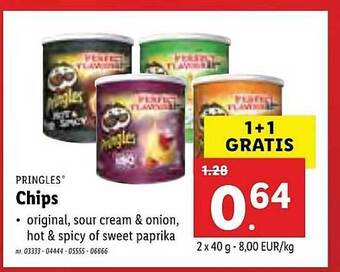 Lidl Pringles Chips aanbieding