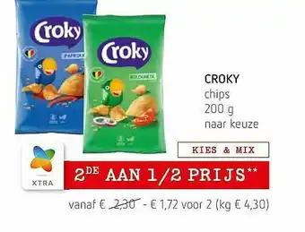 Spar Colruyt Croky Chips 200g aanbieding
