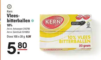 Kern Vleesbitterballen 10%