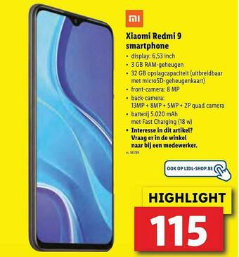 Xiaomi Redmi 9 Smartphone