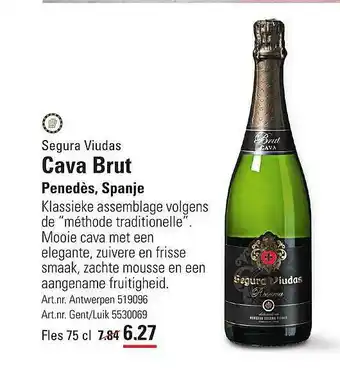 Segura Viudas Cava Brut Penedès, Spanje