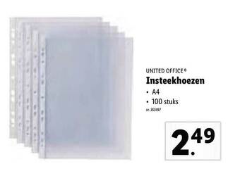 Lidl United Office Insteekhoezen aanbieding