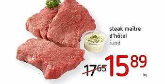 Spar Colruyt Steak Maitre D'hotel aanbieding