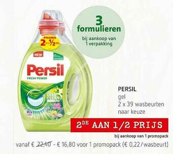 Spar Colruyt Persil Gel aanbieding