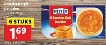 Lidl Mcennedy American Style Pancakes aanbieding
