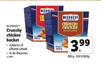 Lidl Mcennedy Crunchy Chicken Bucket 650g aanbieding