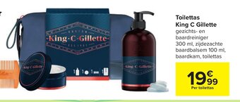 Carrefour Toilettas King C Gillette aanbieding
