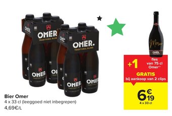 Carrefour Bier Omer aanbieding