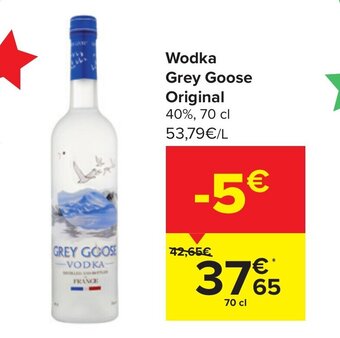Carrefour Wodka Grey Goose Original aanbieding