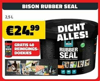 Bison rubber seal