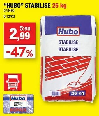Hubo Hubo stabilise aanbieding