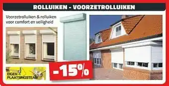 Rolluiken - voorzetrolluiken -15%
