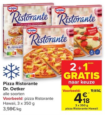 Carrefour Pizza Ristorante Dr. Oetker aanbieding