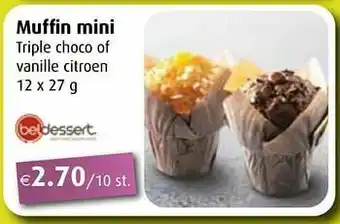 Aronde Muffin mini aanbieding