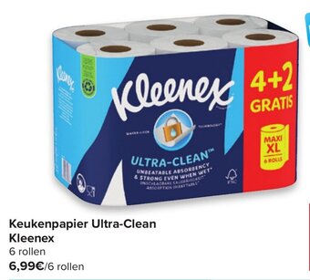 Carrefour Kleenex Keukenpapier Ultra-Clean aanbieding