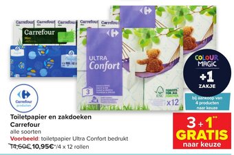 Carrefour Toiletpapier en zakdoeken Carrefour aanbieding