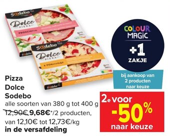 Carrefour Pizza Dolce Sodebo aanbieding