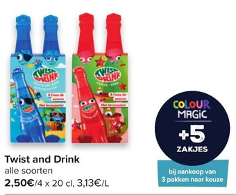 Carrefour Twist and Drink aanbieding