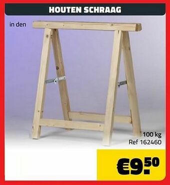 Houten schraag