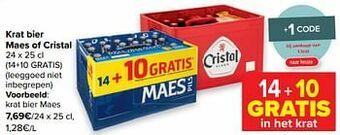 Carrefour Market Bier maes aanbieding