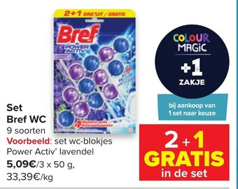 Carrefour Set Bref WC aanbieding