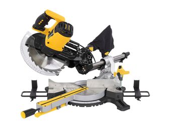 Hubo Powerplus X POWX075730S telescopische verstekzaag 2100W 254mm aanbieding