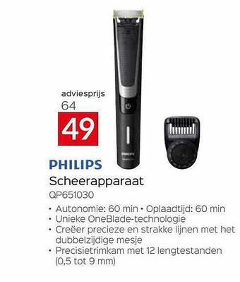Selexion Philips Scheerapparaat aanbieding