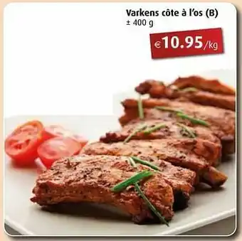 Varkens côte à l`os