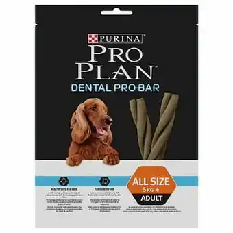 Zooplus 2x150g Dental Pro Bar Pro Plan Hondensnacks aanbieding