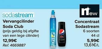 Vervangcilinder soda club